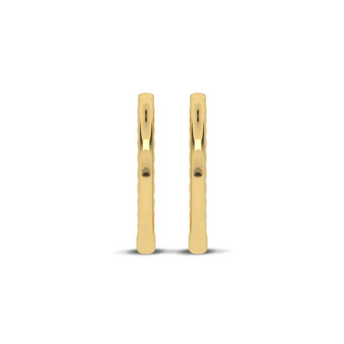 1/2 CT. Round Lab Created Diamond Eternity Hoop Earrings