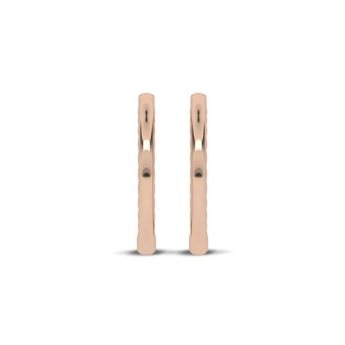 1/2 CT. Round Lab Created Diamond Eternity Hoop Earrings