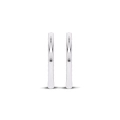 1/2 CT. Round Lab Created Diamond Eternity Hoop Earrings