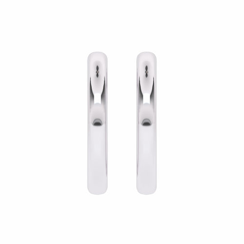 1 CT. Round Diamond Eternity Hoop Earrings