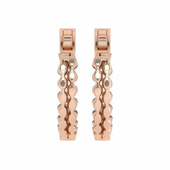 1 1/2 CT. Round Lab Created Diamond Double Row Hoop Earrings