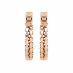 1 1/2 CT. Round Lab Created Diamond Double Row Hoop Earrings