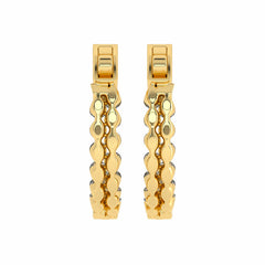 1 1/2 CT. Round Lab Created Diamond Double Row Hoop Earrings
