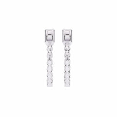 1 CT. Round Lab Created Diamond Inside Out Hoop Earrings