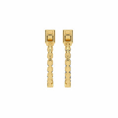 1 CT. Round Lab Created Diamond Inside Out Hoop Earrings