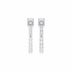 1 CT. Round Lab Created Diamond Inside Out Hoop Earrings