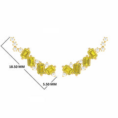 1 CT. Fancy Yellow Cushion Diamond Pendant