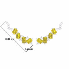 1 CT. Fancy Yellow Cushion Diamond Pendant