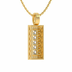 1 CT. Princess Cocktail Lab Created Diamond Vertical Bar Pendant