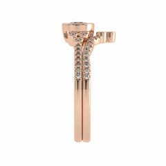 5/8 CT Vintage Bridal Set