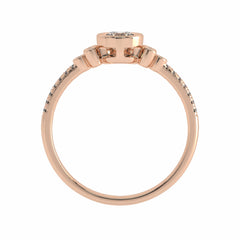 5/8 CT Vintage Lab Created Diamond Bridal Set