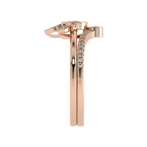 1/2 CT Vintage Lab Created Diamond Bridal Set