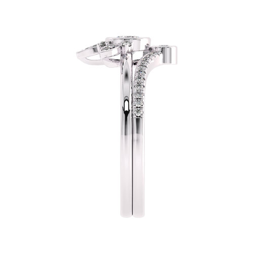 1/2 CT Vintage Lab Created Diamond Bridal Set