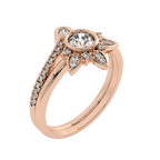 1/2 CT Vintage Lab Created Diamond Bridal Set