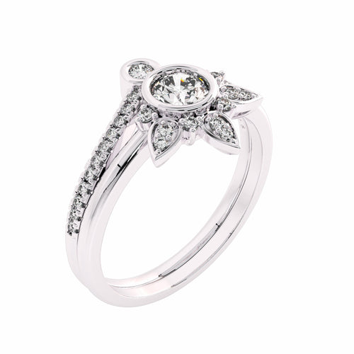 1/2 CT Vintage Bridal Set