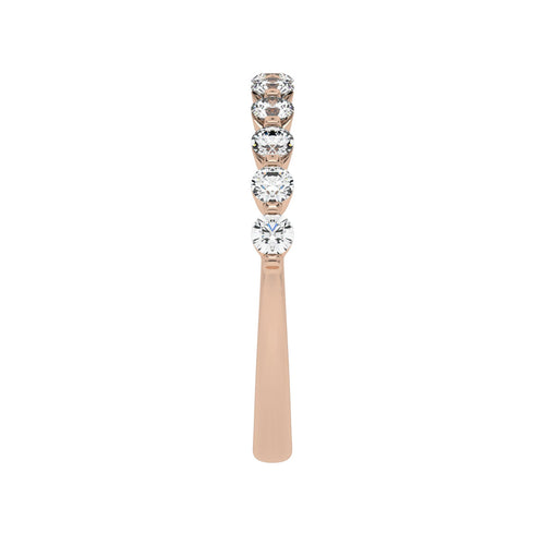 1/2 CT. Lab Created Diamond Single Row Half Eternity band
