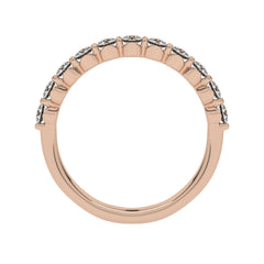 1/2 CT. Lab Created Diamond Single Row Half Eternity band