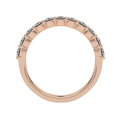 1/2 CT. Lab Created Diamond Single Row Half Eternity band