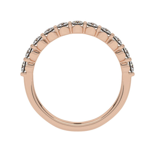 1/2 CT. Lab Created Diamond Single Row Half Eternity band
