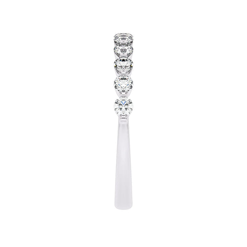 1/2 CT. Lab Created Diamond Single Row Half Eternity band