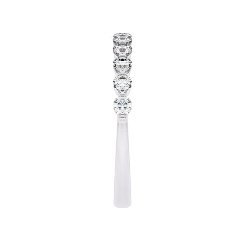 1/2 CT. Lab Created Diamond Single Row Half Eternity band