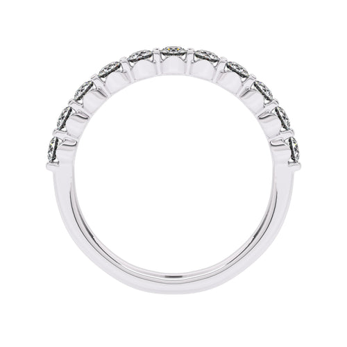 1/2 CT. Lab Created Diamond Single Row Half Eternity band