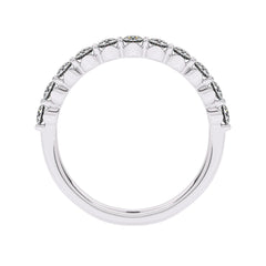 1/2 CT. Lab Created Diamond Single Row Half Eternity band