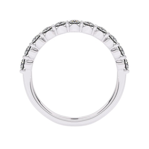 1/2 CT. Lab Created Diamond Single Row Half Eternity band
