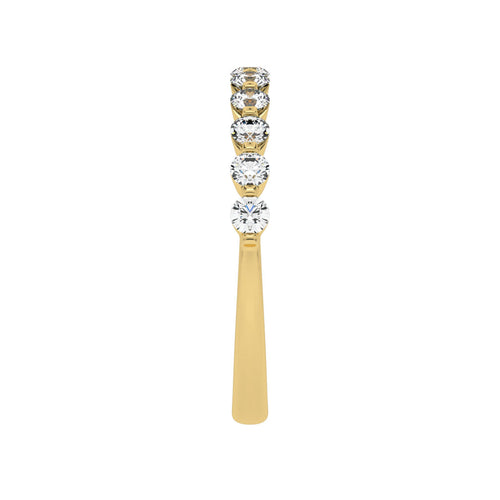 1/2 CT. Lab Created Diamond Single Row Half Eternity band