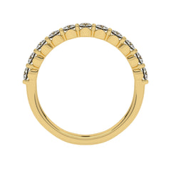 1/2 CT. Lab Created Diamond Single Row Half Eternity band