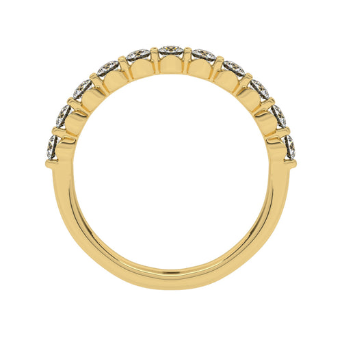 1/2 CT. Lab Created Diamond Single Row Half Eternity band