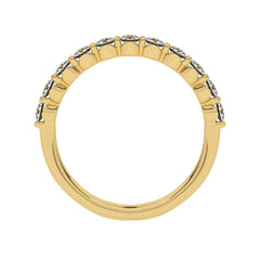 1/2 CT. Lab Created Diamond Single Row Half Eternity band