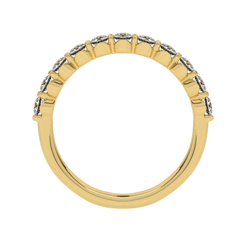 1/2 CT. Lab Created Diamond Single Row Half Eternity band