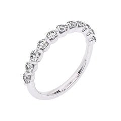 1/2 CT. Single Row Half Eternity band