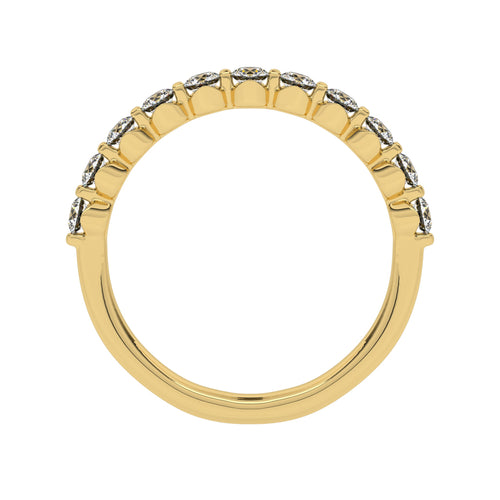 1/2 CT. Single Row Half Eternity band