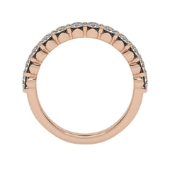 1/2 CT. Lab Created Diamond Single Row Half Eternity band