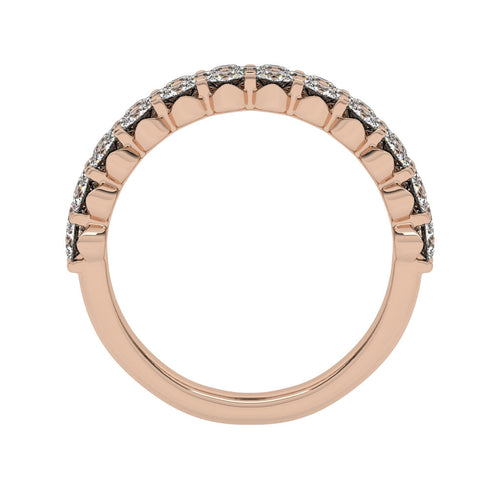 1/2 CT. Lab Created Diamond Single Row Half Eternity band