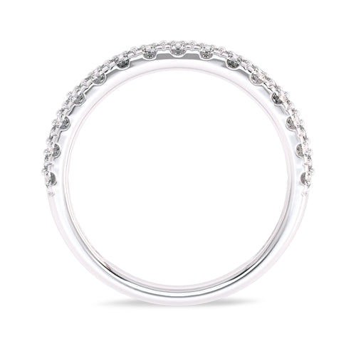 1 1/4 CT Double Row Lab Created Diamond Eternity Band Ring
