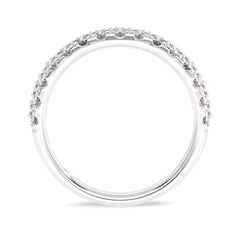 1 1/4 CT Double Row Lab Created Diamond Eternity Band Ring