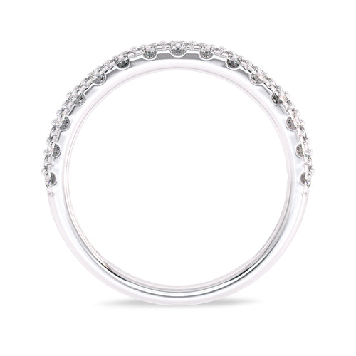 1 1/4 CT Double Row Lab Created Diamond Eternity Band Ring