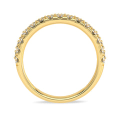 1 1/4 CT Double Row Lab Created Diamond Eternity Band Ring