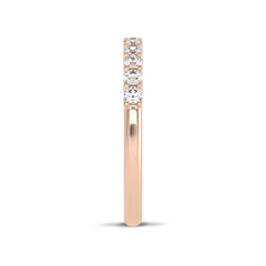 1/2 CT. Lab Created Diamond Single Row Half Eternity band