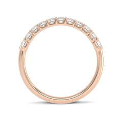 1/2 CT. Lab Created Diamond Single Row Half Eternity band