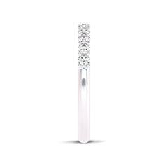 1/2 CT. Lab Created Diamond Single Row Half Eternity band