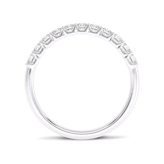 1/2 CT. Lab Created Diamond Single Row Half Eternity band