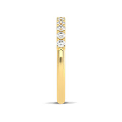 1/2 CT. Lab Created Diamond Single Row Half Eternity band