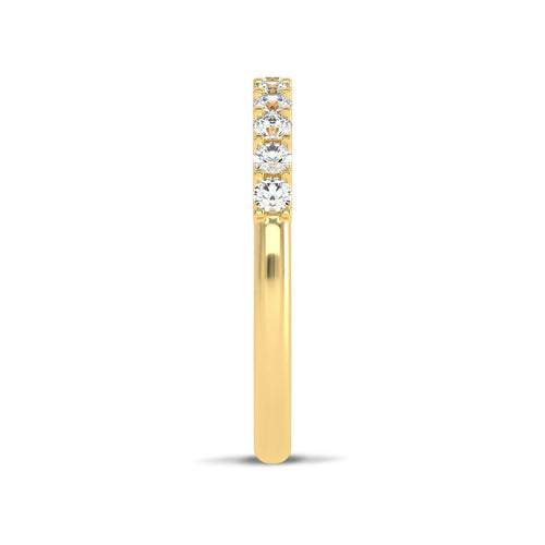 1/2 CT. Lab Created Diamond Single Row Half Eternity band