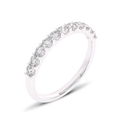 1/2 CT. Lab Created Diamond Single Row Half Eternity band