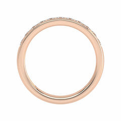 1/2 CT. Lab Created Diamond Single Row Half Eternity band