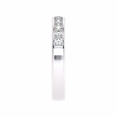 1/2 CT. Lab Created Diamond Single Row Half Eternity band